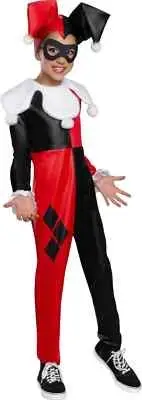 Harley Quinn Costume Kids Size Small 4 - 6 Super Hero Girls Cos play Halloween