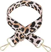 [DOITOOL] Adjustable Leopard Print Bag Strap with Buckle Replacement Shoulder Belt for Bags Versatile Bag Strap for
