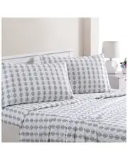 Modern Threads Claire Printed 4pc Sheet Set