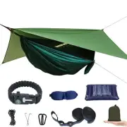 Camping Hammock with Mosquito Net and Rain Fly - Travel Hammock Bug Net - Ham...