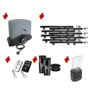 Automatic Sliding Driveway Gate Opener Kit Heavy Duty Design Keypad Pin Code