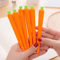 在飛比找Yahoo!奇摩拍賣優惠-超萌 紅蘿蔔造型 原子筆 中性筆 胡蘿蔔 文具 韓式 寫字筆