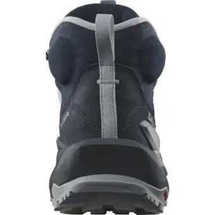 Salomon ELIXIR Goretex 女款 中筒防水登山鞋 L47296800 碳黑/珍珠藍/火石灰