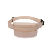 Womens Sport Waist Fanny Bag with Adjustable Belt-Brown