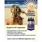 OMG Organic Hair Lightener SPRAY-8 oz. bottle All Natural Sun Beach Lightening