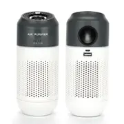 Catzon Car Air Purifier Air Freshener Portable Oxygen Bar Ozone Negative Ionizer Cleaner-White