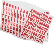 GANAZONO Vinyl Adhesive Alphabet Stickers 10pcs Letters for DIY Decor Waterproof Mailbox Numbers Iron on Transfer for Cars