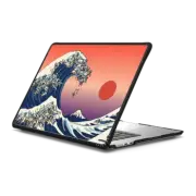 MacBook Air 15-inch (M2 - M4) Impact Case The great wave of pug