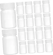 LRXIYODE 20pcs Portable Pill Case Moistproof Organizer for Travel Lightweight Pill Holder Spiral Design for Medication and Vitamins