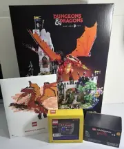 Lego Dungeons & Dragons 21348, 6510865, 66765, and Printed Campaign Guide