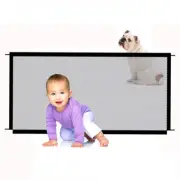 Portable Folding Baby Safety Gate Portable Baby Puppy Safety Fence Guard T8W7