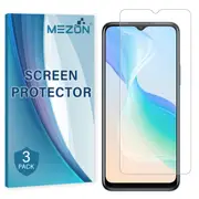 [3 Pack] Vivo Y21s Ultra Clear Screen Protector Film by MEZON – Case Friendly, Shock Absorption (Vivo Y21s, Clear)