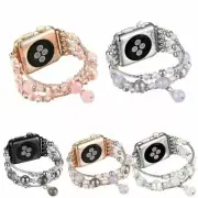 Band Girl Lady Agate Bangle Strap for Apple Watch Series 5 4 3 2 38/ 40/42 /44mm