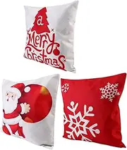 FONDOTIN Lasting Material Pillow Covers Christmas Pillowcase Set Pillow Protector