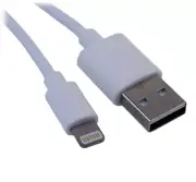 1.5ft Genuine Lightning MFi-Certified USB Cable Sync and Charge White