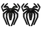 2x Spider Emblems Decal for Can Am Spyder Silverado Black Widow Edition Black