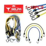 1~10PCS 60cm Bungee Cord Outdoor Camping Elastic Rubber Tent Rope with Hooks Hik