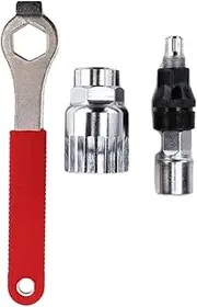 PartyKindom 1 Set Professional Bike Shaft Remover Tool Convenient Multi Function Wrench for Easy Bike Repairs Durable Crank Extractor Tools
