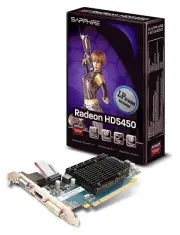 NEW! - Sapphire AMD Radeon HD5450 1GB, DDR3, PCI-E, HDMI, DVI, VGA Graphics Card