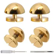 8 Sets 12MM Purse Hardware Brass Studs for Clothing Rivets for Leather Purse ...