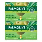 Palmolive Naturals Oliva y Aloe Bar Soap Sensación Humectante, 120g (Pack of 2)