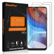[2 PACK] For Motorola Moto E7 Power Screen Protector Full Coverage Tempered Glass Screen Protector Guard (Clear)