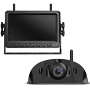 Wireless RV Backup Camera System, 1080P 7'' Monitor with 1 Rear Camera, IR Ni...
