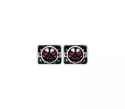 Bally Space Invaders Pinball Machine Spinner Decal Set
