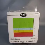 Sizzix Bigz Die Set - Fraction Fringe (3 Die Set) A10609 NEW