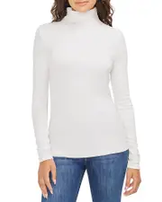 Three Dots Mock Neck Top