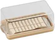 LCSVCCXA , Cheese Slicer, Transparent Cover, Multifunction Storage Box, with Lid for , L