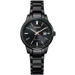 【CITIZEN 星辰】PAIR光動能 簡約大三針腕錶 29mm(EW2597-86E)