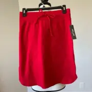 Agnes & Dora NWT size S skirt with elastic waist and drawstring red patriotic