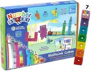 Learning Resources LSP0949-UK MathLink Cubes Numberblocks 1-10 Activity Set, Ear