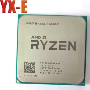 Amd Ryzen 7 1800x AM4 CPU 處理器 R7 1800x 8 核 16 線程 3.6 GHz 高達