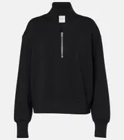 [Varley] Varley Davidson jersey half-zip sweatshirt AU 16 black
