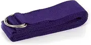 Vivva Yoga Strap for Stretching Yoga Strap Stretch Bands for Yoga Classes Yoga Exercise Adjustable Straps 6 ft Non Elastic Yoga Belt with Adjustable D Ring Buckle for Pilates Workout