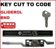 Fits B&D BnD others listed Garage Roller Door Lock Key to Code Number FREE POST