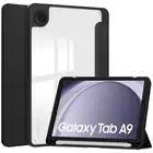 For Samsung Galaxy Tab A9 Plus 8.7“ 11.0” Clear Back Leather Cover w/ Pen Holder