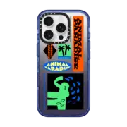 iPhone 16 Pro Impact Case MagSafe Compatible Animal Paradise no.8 elephant