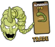 Pokemon Shiny Onix Registered Trade or Ultra