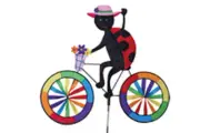Ladybug Bicycle Wind Spinner ..24......PR 25993
