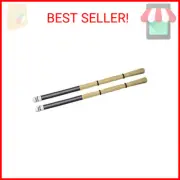 ProMark Broomsticks - Hybrid of Drum Brushes and ProMark Rods - Adjustable O-rin