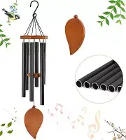 Sympathy Wind Chimes Outdoor Deep Tone, Memorial Wind Chimes for Loss (33")