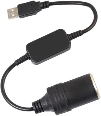 USB Cigarette Plug Adapter with 2 USB Ports for use with Chill Out Swamp Coolers