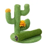 Cactus Cat Scratching Post With Sisal Rope Cat Scratcher Tree Towel Cat Tree Pos