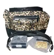 Miche Prima Shell Tereasa Handbag Cover Leopard Print Purse Faux Leather Bag