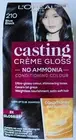 L'Oreal Casting Creme Colour Gloss Hair Dye 210 BLUE BLACK Honey Shine FREE Post