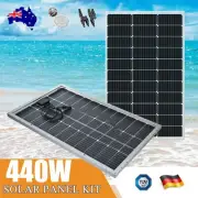 440W Mono Solar Panel 400W 12V Mono Bifacial Home Caravan Camping Charging Power