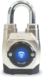 eGeeTouch 5th GEN Outdoor Smart Padlock, IP66 Weatherproof, Bluetooth